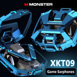 Monster XKT09 Wireless Bluetooth 5.2 Earphones TWS  Bass Sound Music