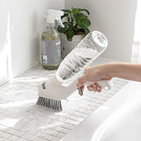 Multifunctional convenient cleaning brush five-piece set Water spraying slot brush sponge