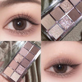 10 Colors Matte Glitter Eyeshadow