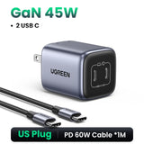 UGREEN GaN 45W USB Charger Fast Charger PD