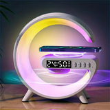 Mini Wireless Charger Pad Stand Speaker RGB  Light