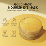 120pcs Avocado Golden Collagen Eye Mask Anti Dark Circles Eye Bags