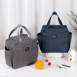 Thermal Bag Double Pocket Lunch Bag Large Capacity