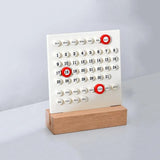 Acrylic Wooden Base Handmade DIY Calendar Office