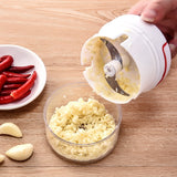 White Multi-functional Food Garlic Grinder