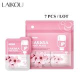 LAIKOU Japan Sakura Cleansing Whitening Moisturizing Facial Mask Oil-Control