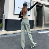 Retro  Pockets Cargo Pants