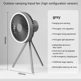 Multifunction Home Outdoor Camping Ceiling Fan USB Chargeable