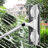 Telescopic Rod Glass Washing Cleaning Mop Windows Wiper Tool