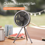 Multifunction Home Outdoor Camping Ceiling Fan USB Chargeable