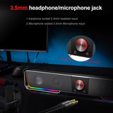 REDRAGON GS570 Darknets Support Bluetooth Wireless aux 3.5 surround RGB speakers