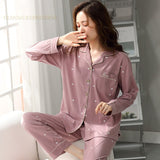 Knitted Cotton 2 Piece sets Women's Pajama