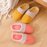 Feslishoet Women Winter Home Slippers Cartoon Nonslip