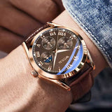 Men's Casual belt quartz watch