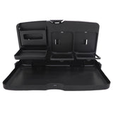 Portable Car Dining Table Folding Food Cup  Shelf Back Seat