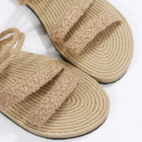 Women's Summer Shoes Fashionable Hemp Rope Non-slip Slippers