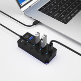 HUB USB 3.0 USB Splitter 2.0 4-in-1 USB Adapter Multi-Port