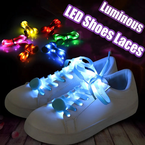 Outdoor Sports Abs Luminous Shoelaces Nylon Led