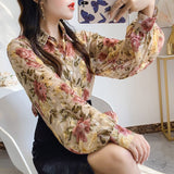 Luxury Chiffon Tops Women's Blouses