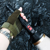 Big Strong Light LED Flashlight USB Rechargeable