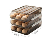 Automatic rolling egg box multi-layer Rack Holder for Fridge