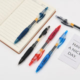 13/30pcs Retractable Gel Pens Set Black/Red/Blue Ink Ballpoint for Writing Refills Office Accessories