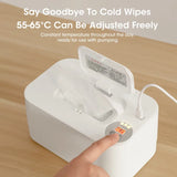 Baby Wet Wipe Heater Warmer with LED Display Wet Towel Dispenser Portable