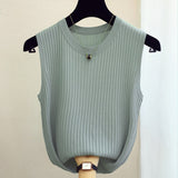 Fashion Female Sleeveless Casual Thin Tops