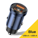 Essager 30W 5A QC PD 3.0 SCP USB Car Charger Quick Charge