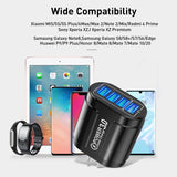 3.1A 4 Ports USB Charger Fast Charging QC 3.0