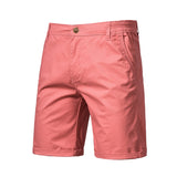 100% Cotton Solid Shorts Men