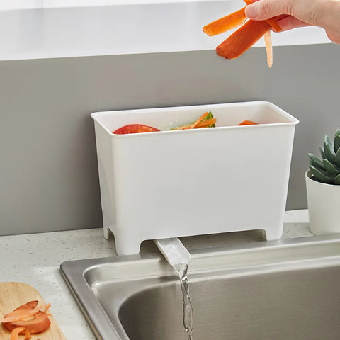 Kitchen Trash Can Sink Filter Box Household Drain Storage Box