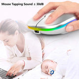 Wireless Mouse PC Bluetooth RGB Rechargeable