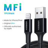 UGREEN MFi USB Lightning Cable for iPhone 2.4A Fast Charging