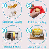 Microwave Potato Cooker  Bag Reusable Express