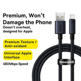 Baseus 2.4A USB Fast Charge Cable for iPhone