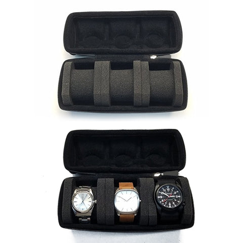 3 Slot Watch Box Collector Travel