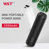 WST 3350mAh Mini Power Bank with USB Port