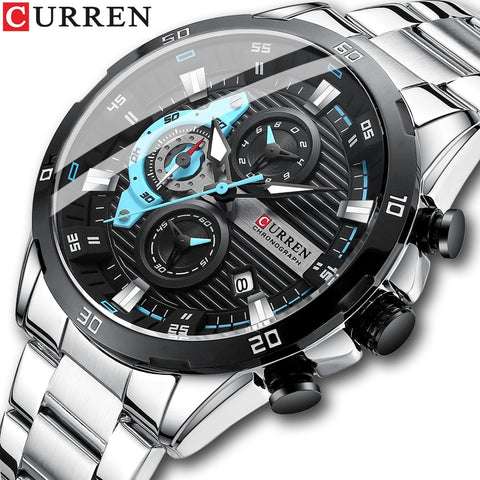 CURREN Stainless Steel Watches for Men