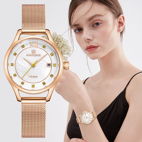 NAVIFORCE Luxury Watch Women