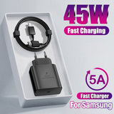 PD 45W Super  USB Type C Cable Fast Charging  Adapter