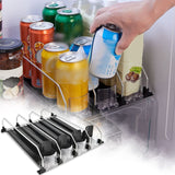 Beverage Can Organizer Pusher Glide Rack