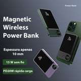 Magnetic Power Bank Fast Charge 10000mAh