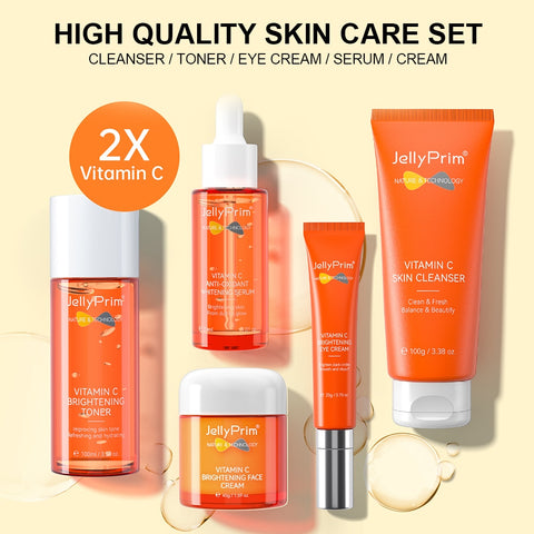 VC Full Skin Care Set Whitening Cream Serum