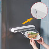 Kitchen Food PE Cling Film Cutter Dispenser Wall Mounted