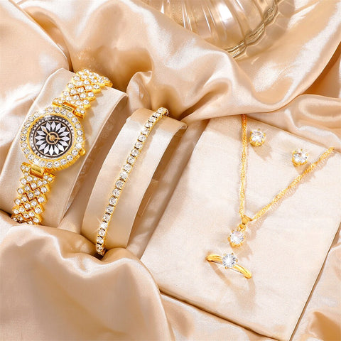 6PCS Set Luxury Watch Women