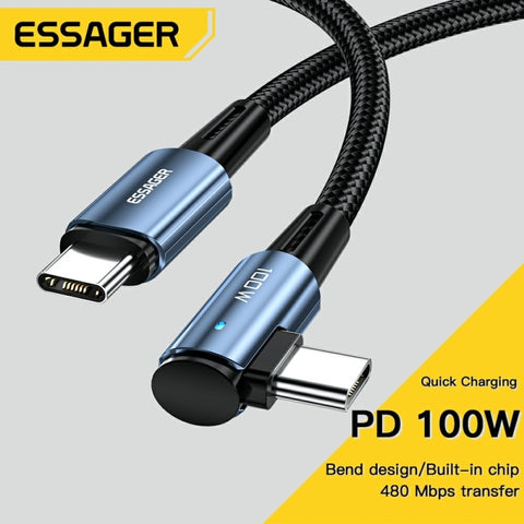 Essager 100W USB Type C To USB C Cable