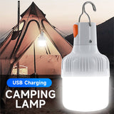 Outdoor USB Rechargeable LED Lamp Bulbs 60W