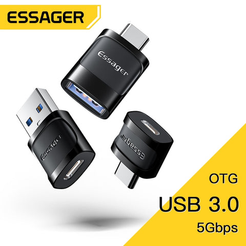 Essager OTG Type C To USB Micro