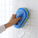 Kitchen Sponge Wipe with Handle Cleaning Brush